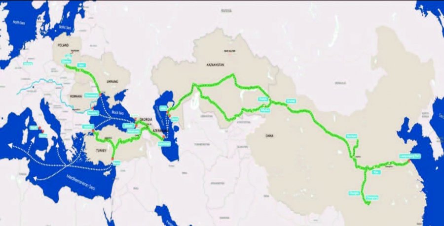 Orta Dəhliz Avrasiyanın önəmli marşrutuna çevrilir