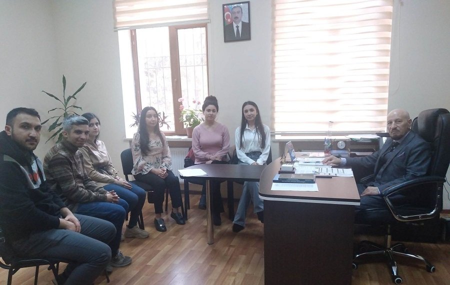 Post-konflikt Ərazilərin Bərpası Elmi Mərkəzində magistrlərlə görüş keçirilib