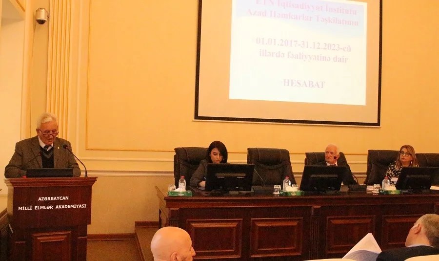 İqtisadiyyat İnstitutunun Həmkarlar Təşkilatının hesabat-seçki yığıncağı keçirilib