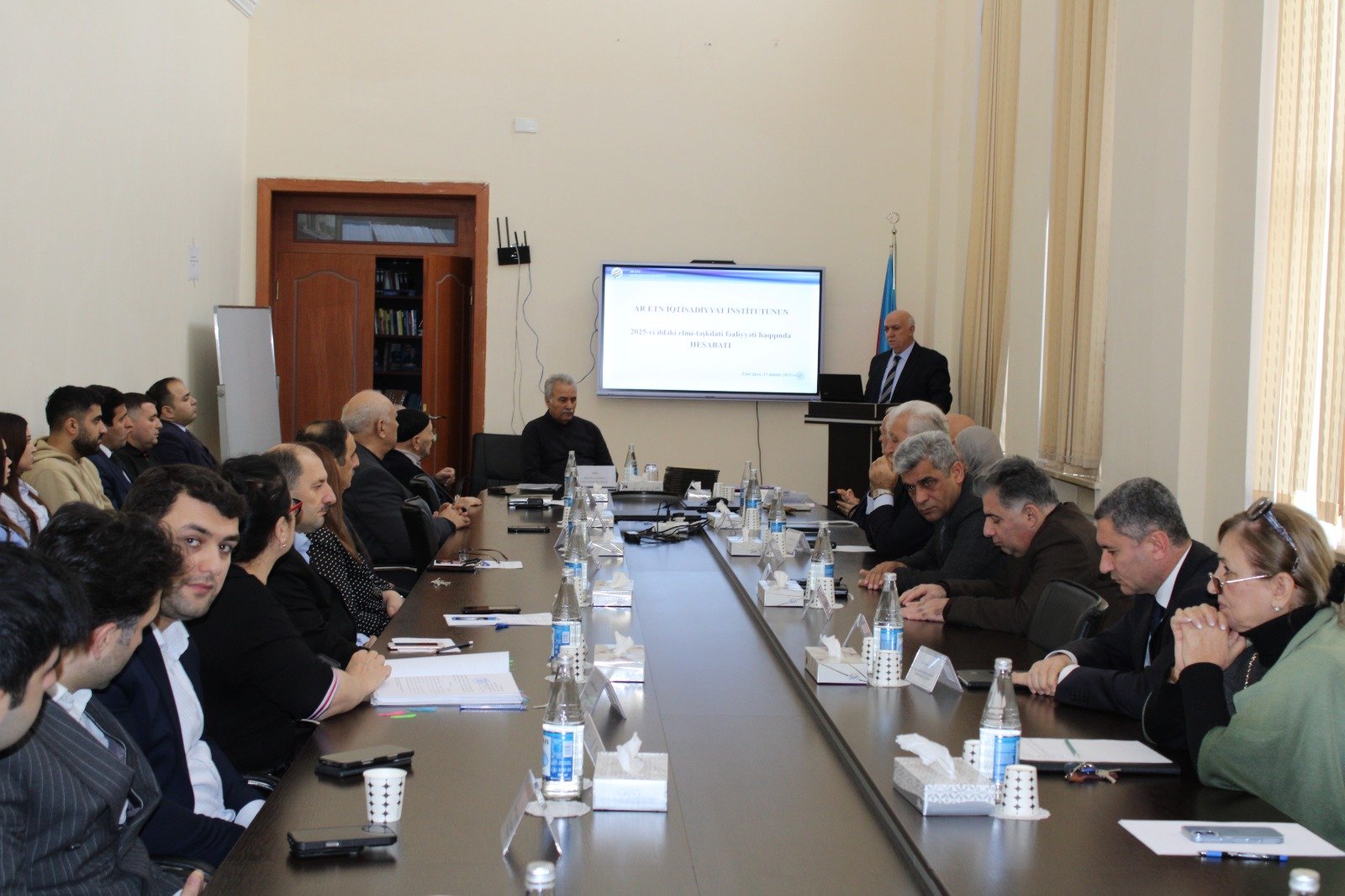 Baku Business University Master's Students Receive Certificates from the Institute of Economics 1